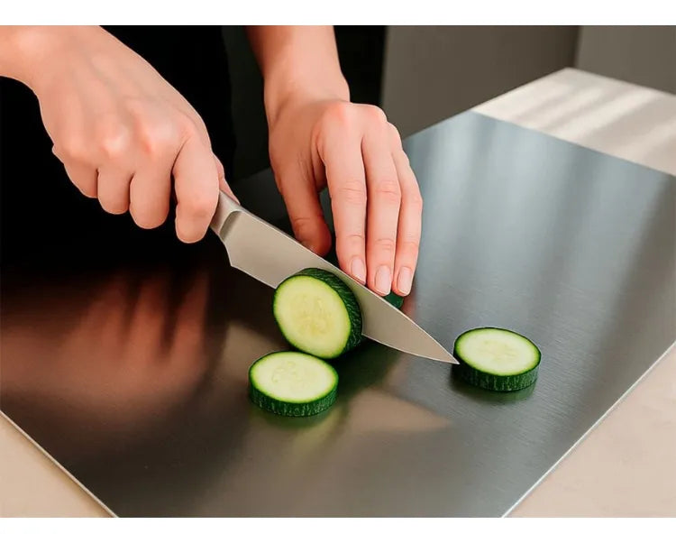 FIORENZA || TABLA DE CORTE PREMIUM ACERO INOXIDABLE