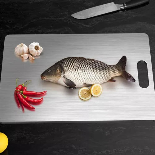 FIORENZA || TABLA DE CORTE PREMIUM ACERO INOXIDABLE