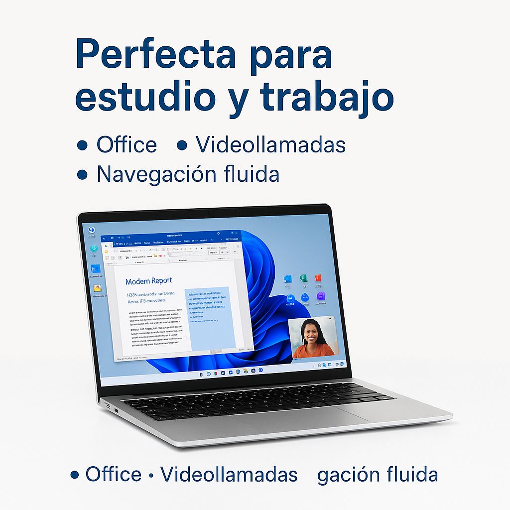 Laptop 15.6” FHD 💻 | Ryzen 5 · 16GB RAM · 512GB SSD ⚡ – Compacta y potente