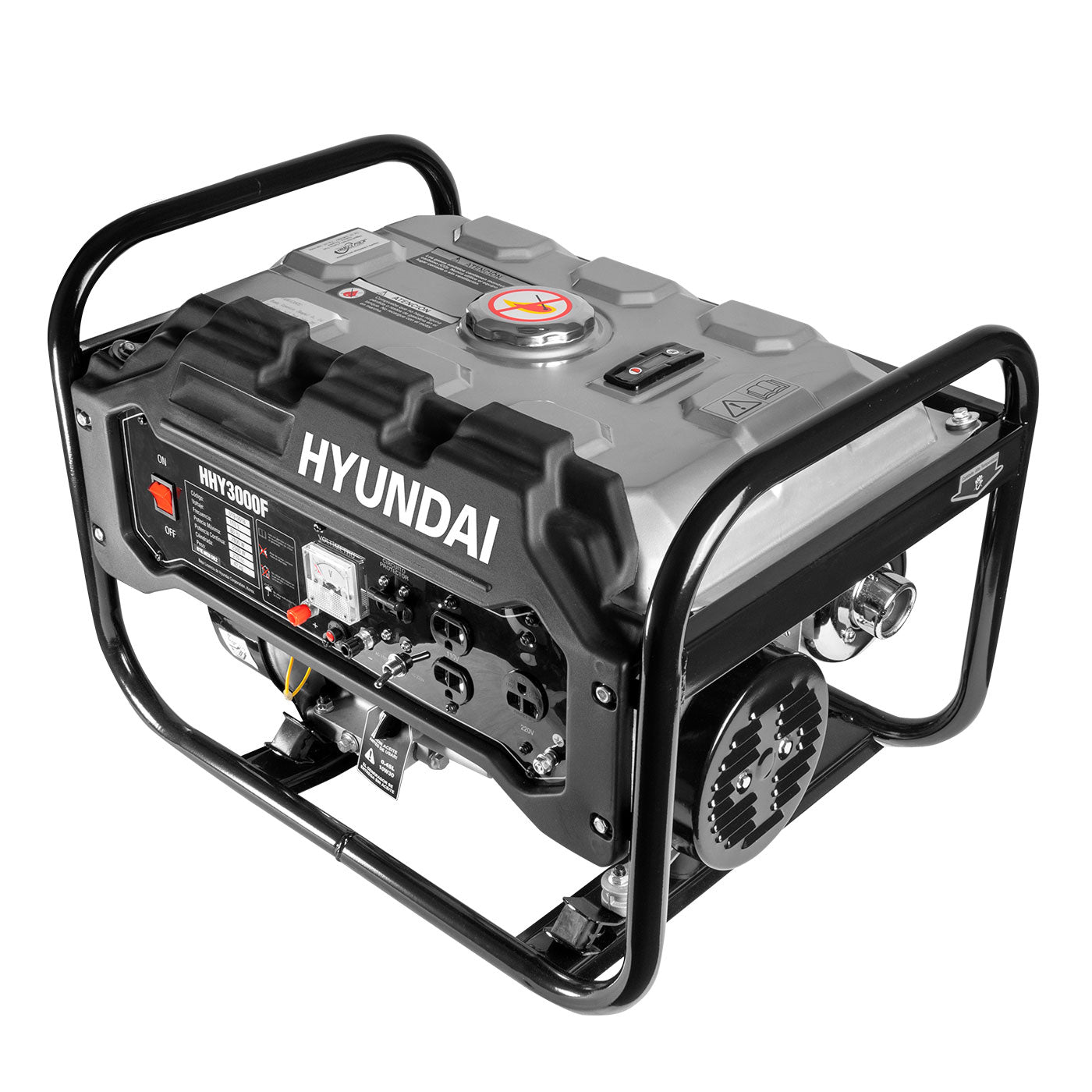Generador Eléctrico Hyundai HHY3000F 2800W Gasolina | 110V/220V | Motor 210cc | Bajo Consumo y Alta Durabilidad